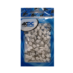 0.5mm White Twin Bootlace /100