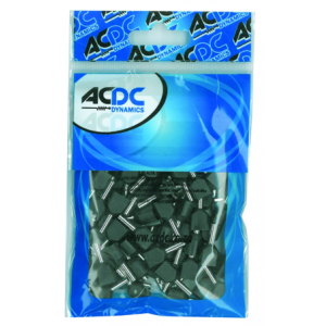 1.5mm BLACK TWIN BOOTLACE FERRULES /500