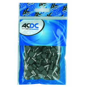 1.5mm Black Twin Bootlace Ferrules - Pack of 500