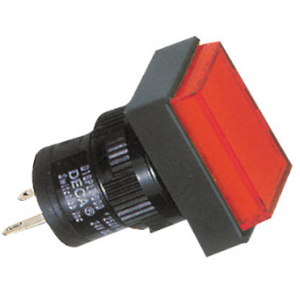 16MM Red Rectangular Pilot Light
