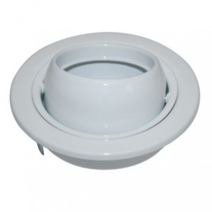 White 105mm Ball Downlighter MR16