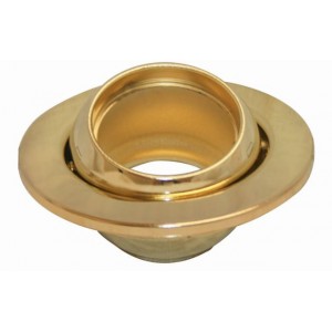 Brass 105mm Ball Downlight MR16