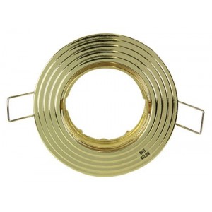 Brass 100mm Adjustable Downlighter MR16