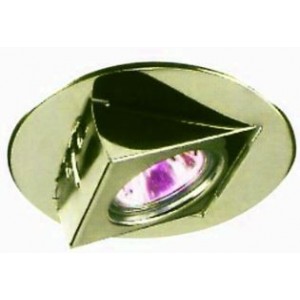 Brass 120mm Adjustable Downlighter MR16
