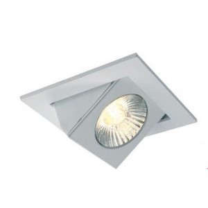 White 120mm Adjustable MR16 Downlighter