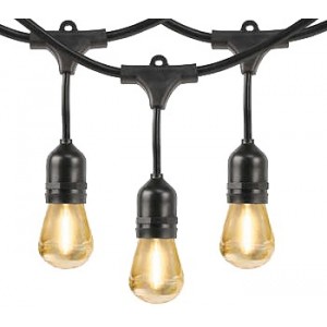 230VAC 15M Pendant Belt Light with 15 x E27 and 2W LED Lamps