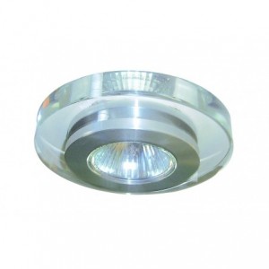 MR16 50W Chrome and Clear Crystal Downlighter