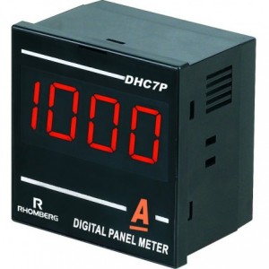 DC Amp Digital Panel Meter 3.5 Digit 100-240V 72x72x48mm 60mV