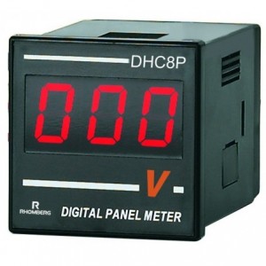 12-60VDC Digital Panel Meter 3 Digit 48x48x70mm