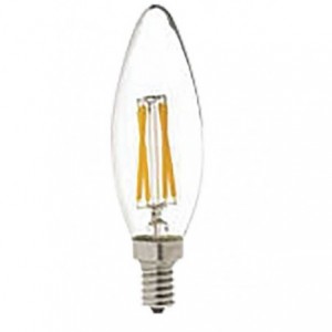 4W LED Dimmable Candle Bulb E14 Base Cool White