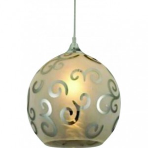 Glass Pendant Light 230VAC 1xE27 60W Ø250