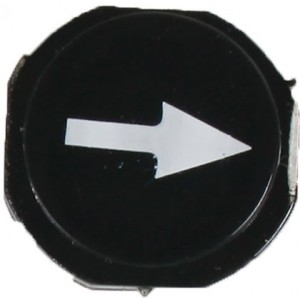 Black 90 Degree Button for Lap Pendant
