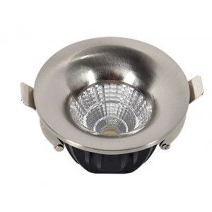 5W 230VAC 85mm LED Satin Nickle Down Light Warm White