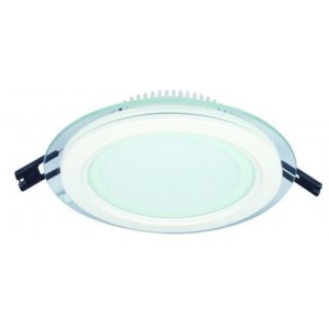 12W 85-265V 100mm DIA Round Glass LED Downlight 3000K