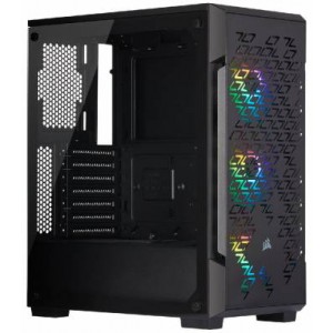 Corsair iCUE 220T Black RGB Airflow Tempered Glass Mid-Tower Smart Case
