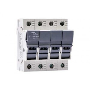 22X58 Fuse Base 4 Pole 125A 400/690VAC