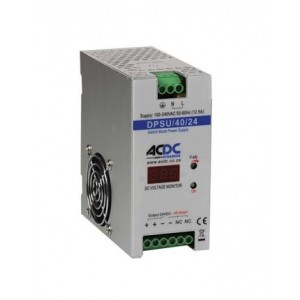 40 Amp DIN Power Supply 180-264VAC to 24VDC