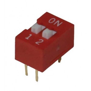 2-WAY Dip Switch Red