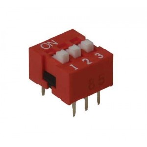 3-WAY Dip Switch Red