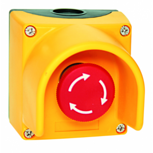 Pushbutton Station E-Stop with Mushroom Twist Release