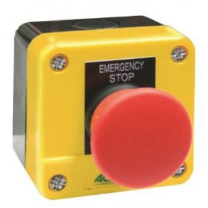 Pushbutton Station E-Stop with Mushroom Twist Release