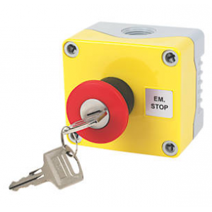 Pushbutton Station E-Stop (Key Release)