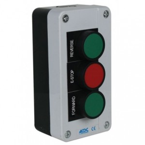 Pbtn Stn START/E-STOP + 220V Run Neon