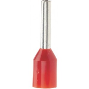 Red Bootlace Ferrules 1mm (Pack of 100)