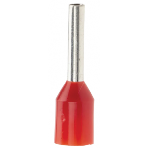 1mm Red Bootlace Ferrules - Pack of 500