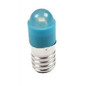 Blue E10 1 Chip LED 24VAC/DC