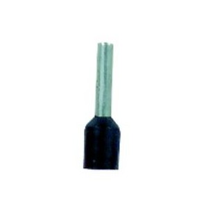 1.5mm Black Bootlace Ferrules - 500 Pack