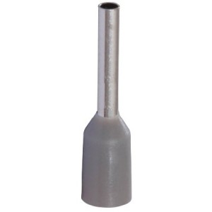 2.5mm Grey Bootlace Ferrules - 100 Pack