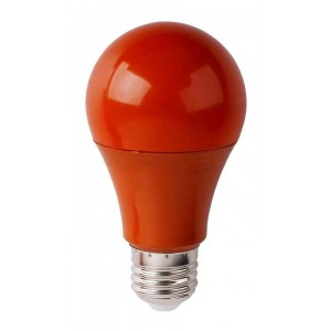 Red E27 LED Bulb 230V 3W 110x60mm
