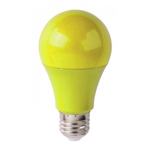 Yellow E27 LED Bulb 230V 3W 110x60mm