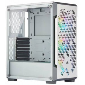 Corsair iCUE 220T White RGB Airflow Tempered Glass Mid-Tower Smart Case