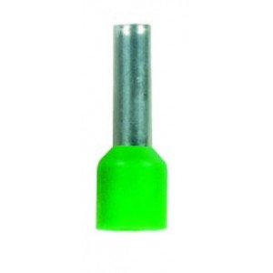 6mm Green Bootlace Ferrules - 100 Pack