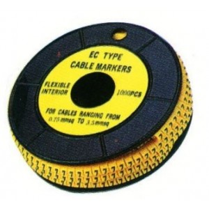 Yellow Cable Marker Wire For Size 1-2.5 /1000
