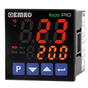 230VAC Pid Temp. Cont. 48X48 Univ. Input 2 Relay 1 Ssr Out +