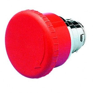 Red Emergency Push-Pull Head 40mm Diameter
