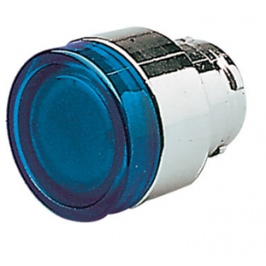 Blue Illuminated Pushbutton Head