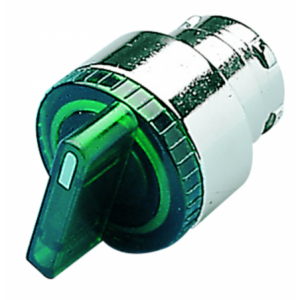 Green Illuminated 2 Position Maintained Selector Switch Head