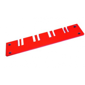 3PH+N White Busbar Supports with 40MM Slot Depth