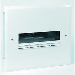 White Steel DIN DB Flush 18-Way with Tray