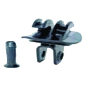 Insulator - Omega With Clip - Black