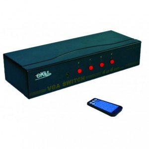 VGA Switcher 4 x VGA Inputs with Remote and 250MHz Bandwidth