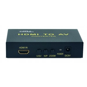 HDMI to AV Converter with HDMI In- AV- Component- and S-Video Out (B/W)