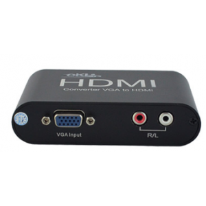 VGA to HDMI Converter with VGA + Audio In and 1x HDMI Out