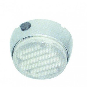 Silver Gx53 Downlight with On/Off Switch (90 x 33 mm)