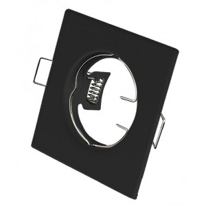 Black Downlight Square 75X75MM