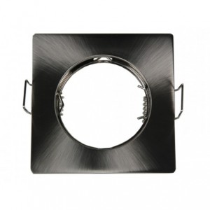 Satin Nickel Square Downlight 75x75mm